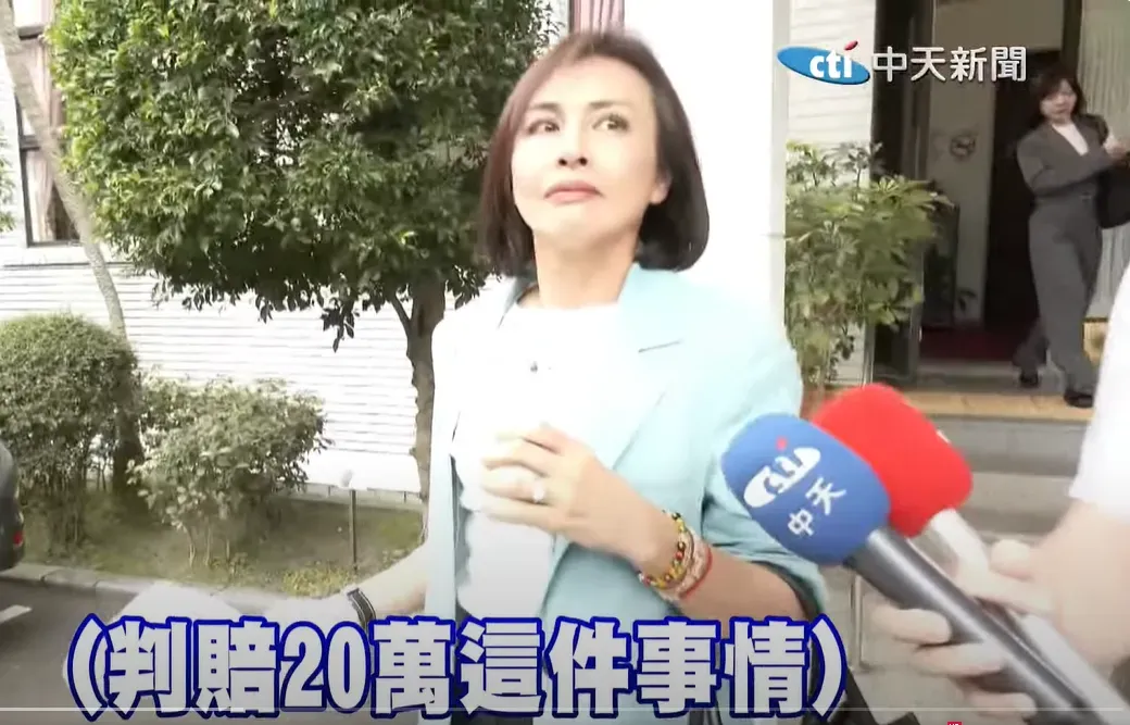 邱議瑩18日接受林宸佑採訪。（圖／中天新聞）