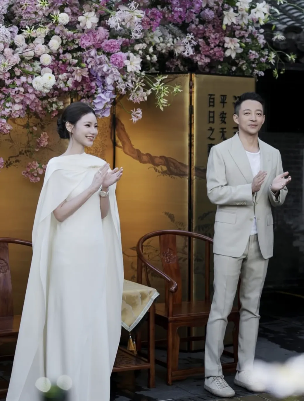 汪小菲（右）、馬筱梅（左）結婚後爭議話題不斷。（圖／翻攝自馬筱梅IG）