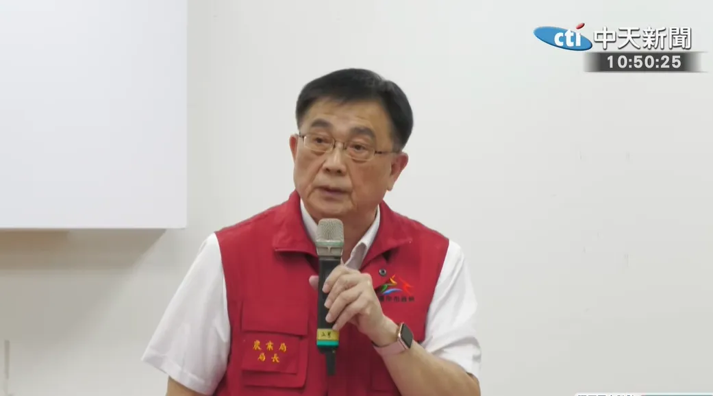 台中市農業局長張敬昌。（圖／中天新聞）