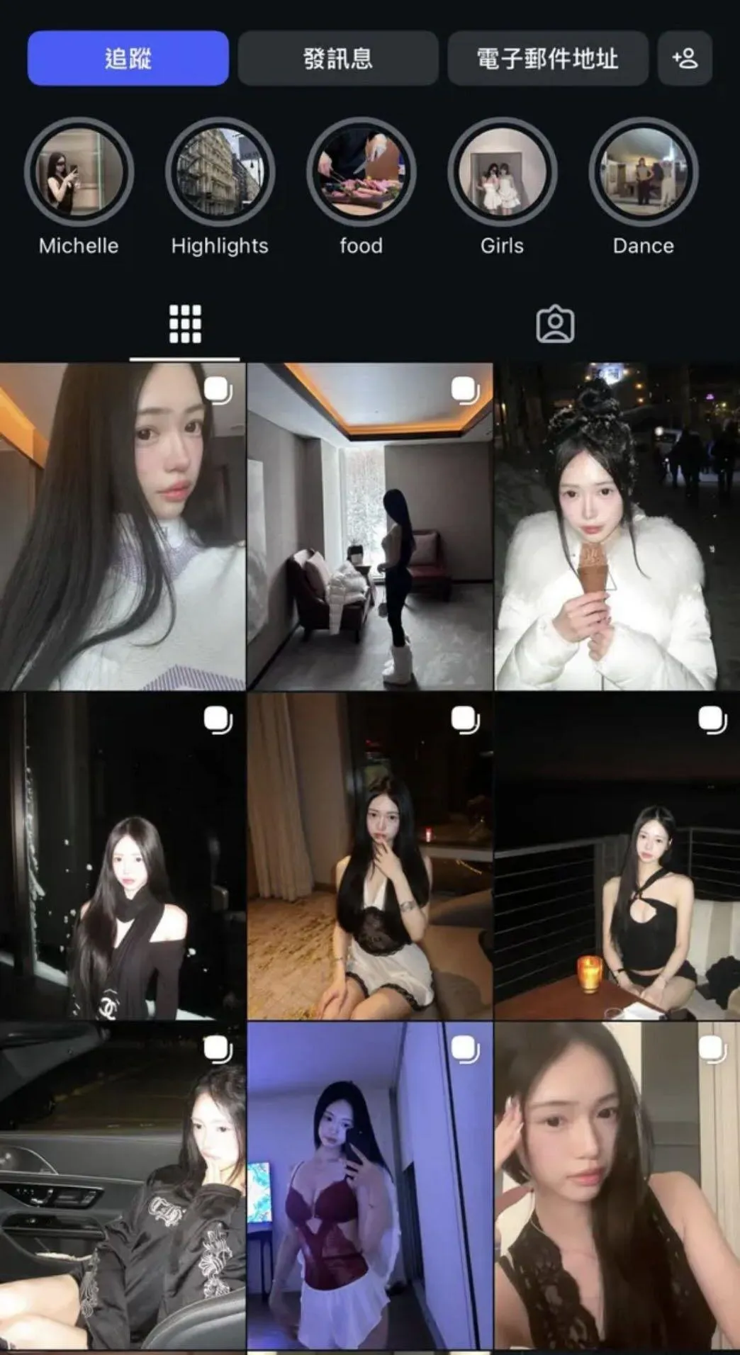 嚴凱泰女兒嚴珮瑜穿著走性感風格。(圖/翻攝嚴珮瑜的IG)