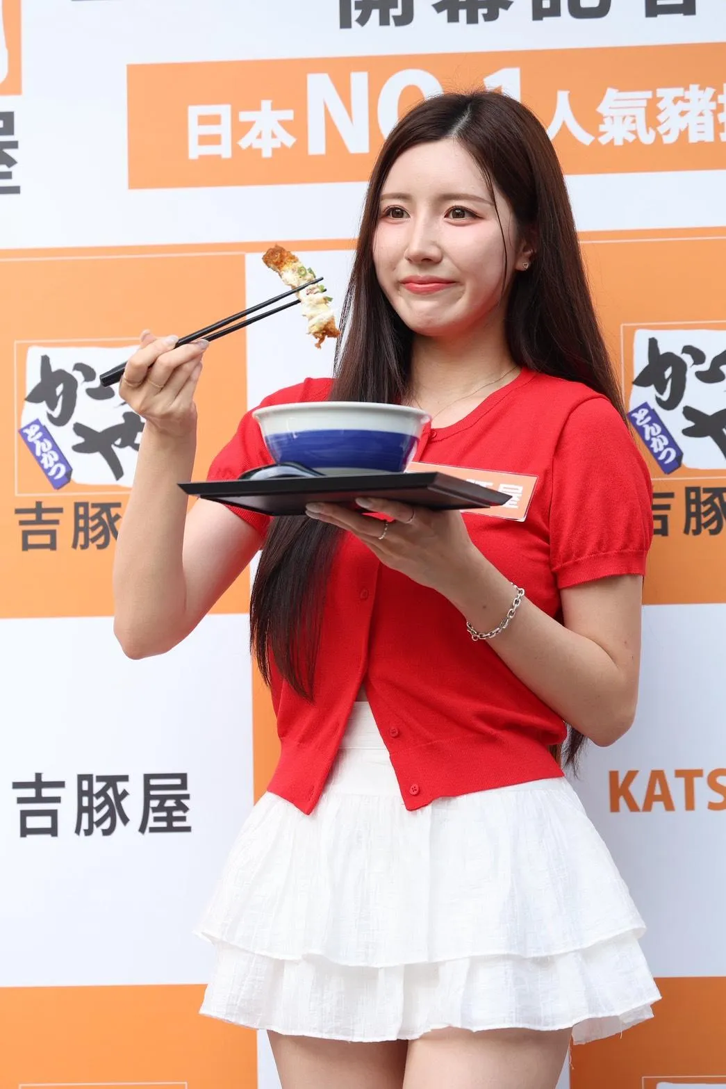 南珉貞笑稱雖然食量並不算大，但台灣豐富多樣的美食依然讓她的體重稍微增加。（圖／記者郭竹倩 攝）