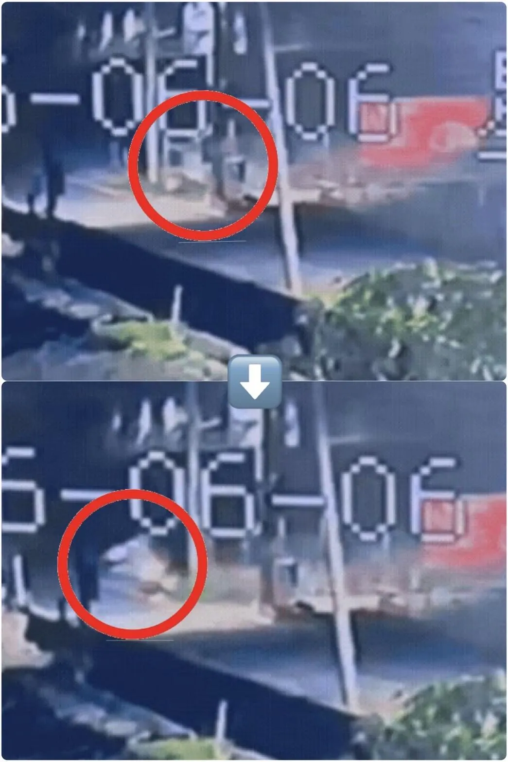 車禍瞬間。（圖／翻攝畫面）
