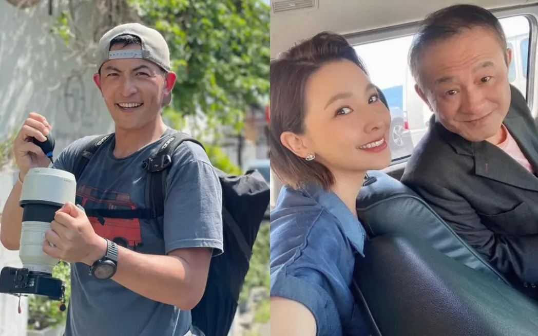 陳慕義（右）不捨吳婉君（中）遭趙駿亞（左）家暴。（圖／翻攝自趙駿亞IG、陳慕義臉書）