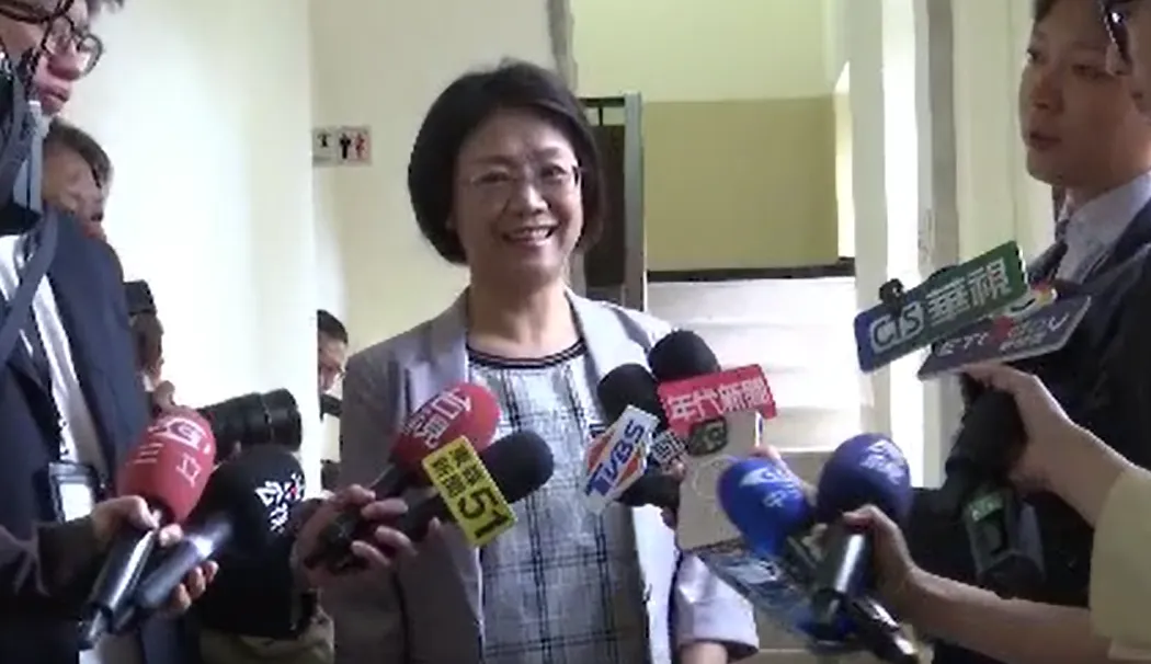 國民黨立委翁曉玲8日強調，卸下司委會召委職務讓她「如釋重負」。（圖／中天新聞）
