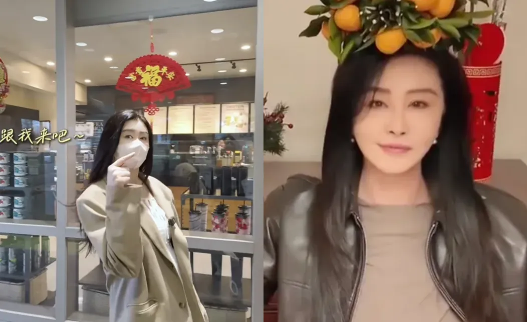 王祖賢在加拿大迎接農曆新年。(圖/翻攝自王祖賢小紅書)