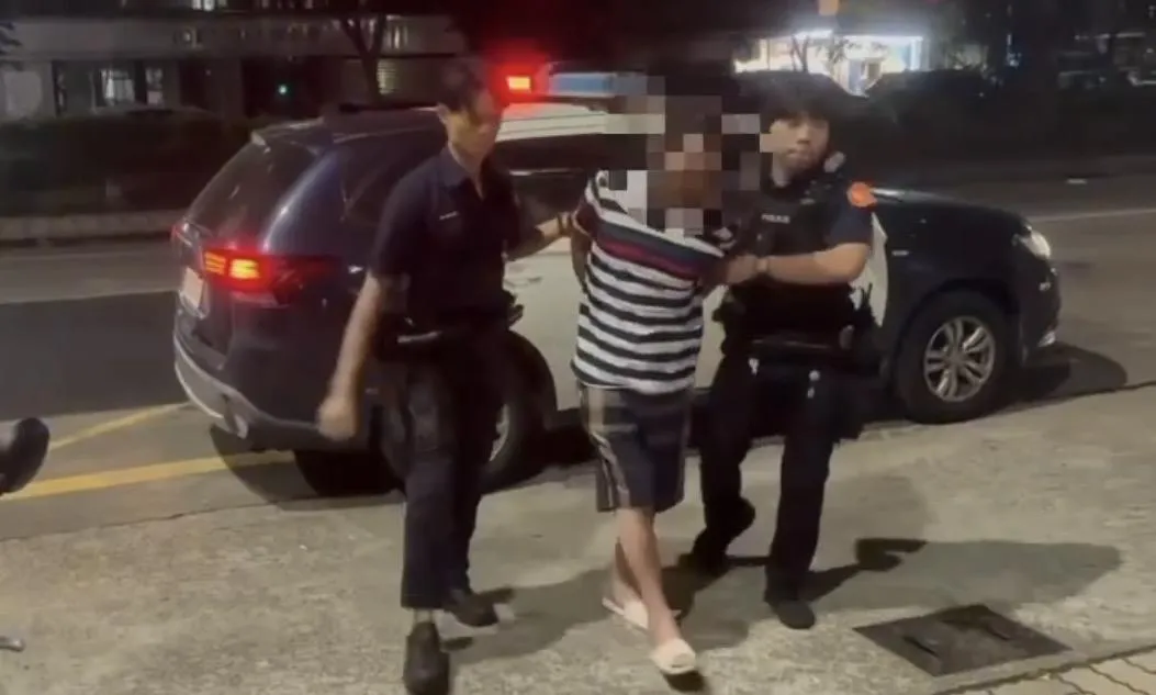 駕駛毒駕並持有毒品遭警方逮捕送辦。（圖／翻攝畫面）