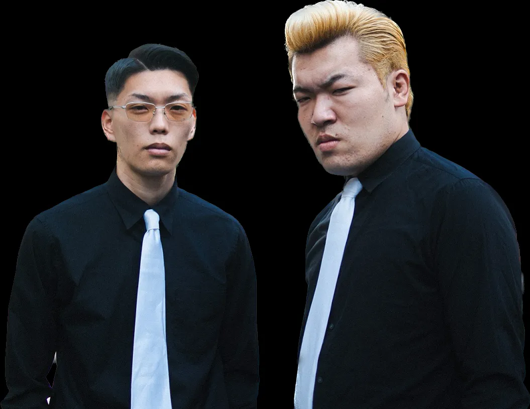藝人組合「共犯者」的成員洋平（右）10日猝逝。（圖／翻攝松竹藝能 官網）