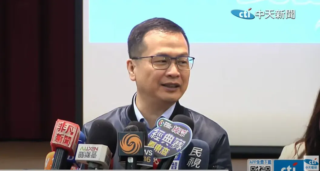 藍委羅智強直言，正人要先正己，賴也要把相同標準放在自己身上。（圖/中天新聞）