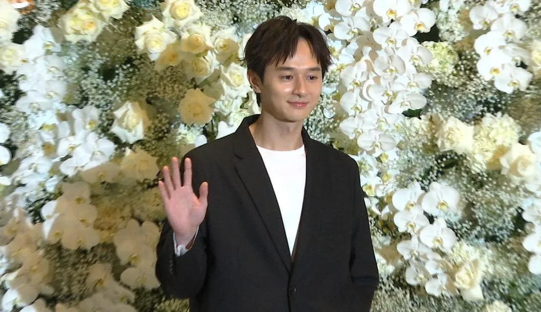 張軒睿被週刊爆料，日前去參加邱澤、許瑋甯婚宴時，主動和章廣辰打招呼遭到無視。（圖／記者 楊進明 攝）