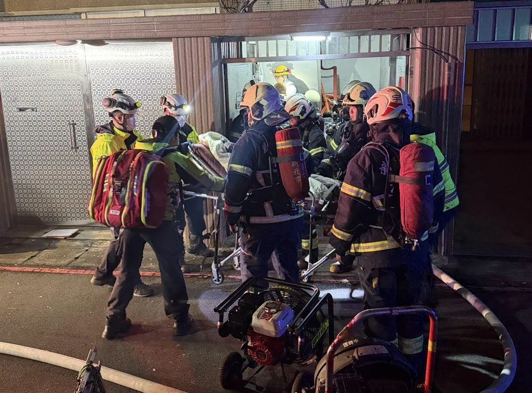 氣爆現場。（圖／警方提供）