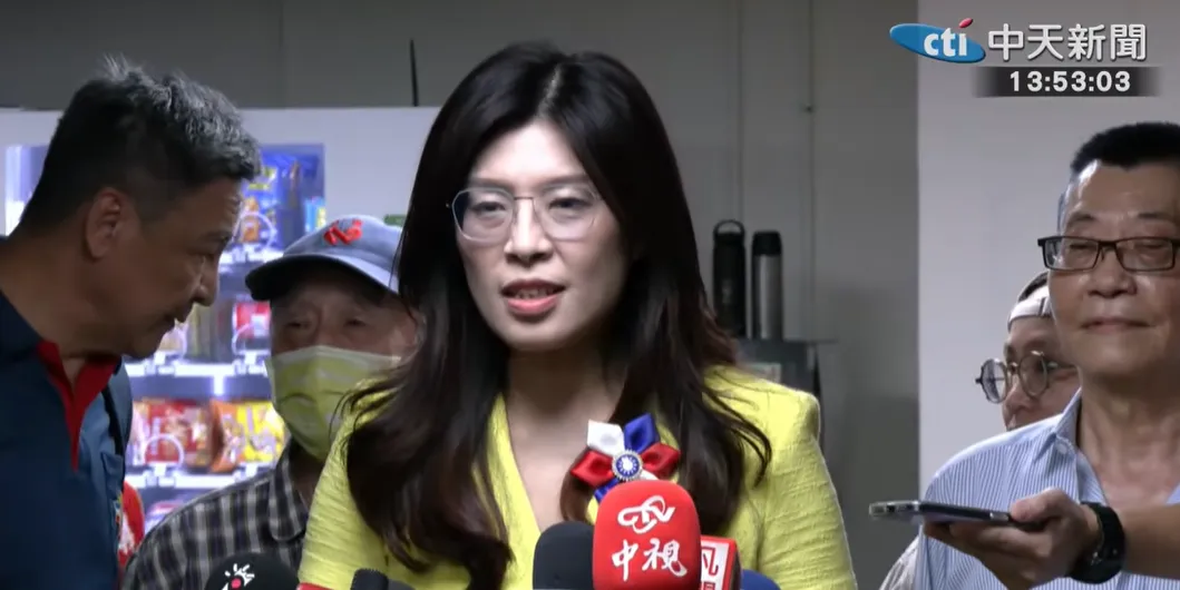 國民黨主席候選人鄭麗文。（圖／中天新聞）