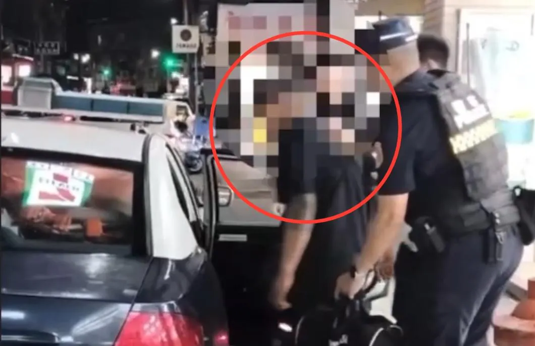警方迅速逮捕嫌犯到案。(圖/翻攝畫面)