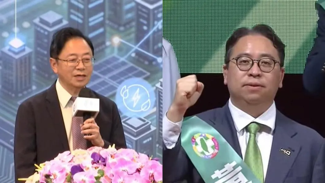 2026桃園市長選舉由現任國民黨籍市長張善政對上民進黨參選人黃世杰。（資料照、合成圖／中天新聞）