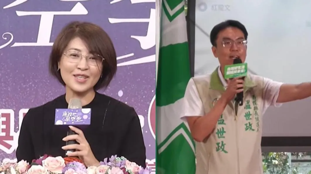 國民黨籍南投縣長許淑華、民進黨南投縣長參選人温世政。（合成圖，資料照／中天新聞）