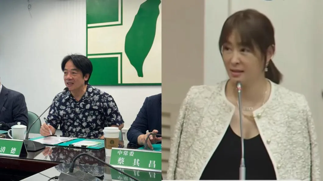 總統賴清德，台北101董座賈永婕。（合成圖／賴清德Threads，國會頻道）