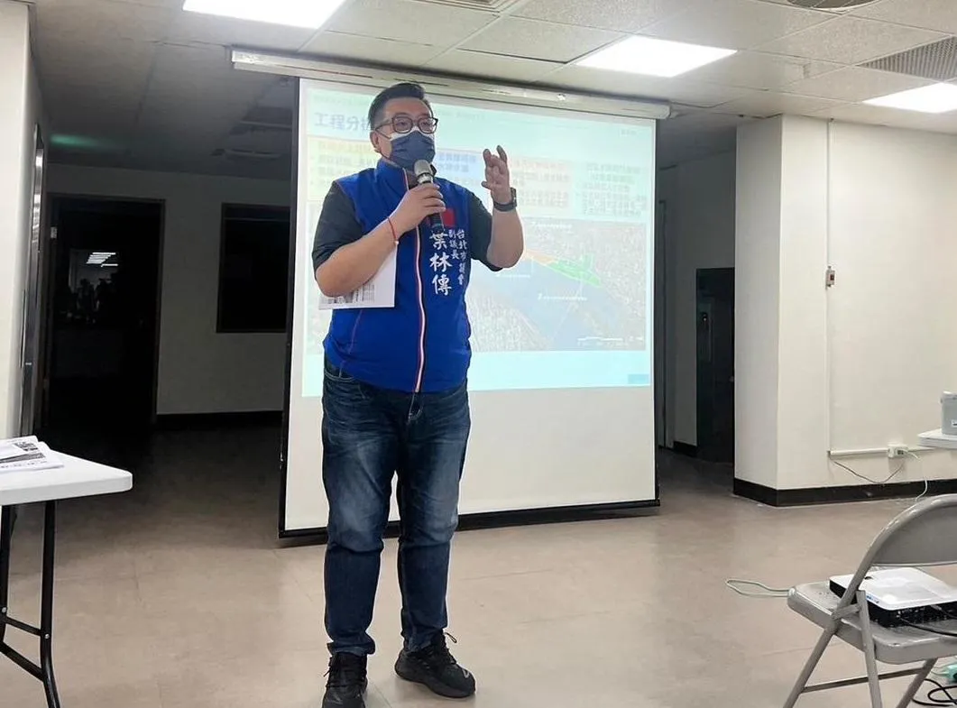 台北市副議長葉林傳議會辦公室今（31日）再傳遭搜索（攝自中天新聞）