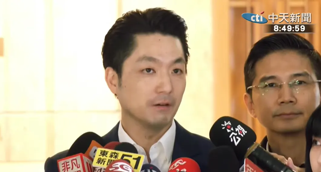 蔣萬安今受訪透露接下來輝達總部進駐北士科的進度。（圖/中天新聞）