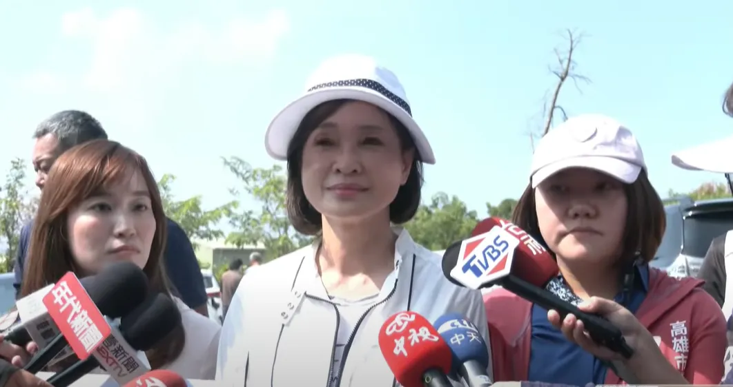 國民黨立委柯志恩13日前往小港大坪頂柏油山會勘。（資料照／中天新聞）