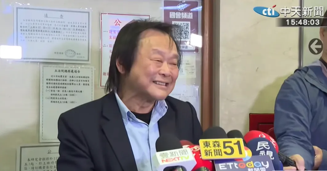 王世堅18日受訪。（圖／中天新聞）