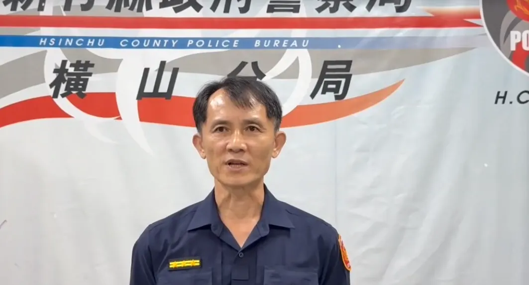 橫山分局副分局長陳定豐。（圖／中天新聞）