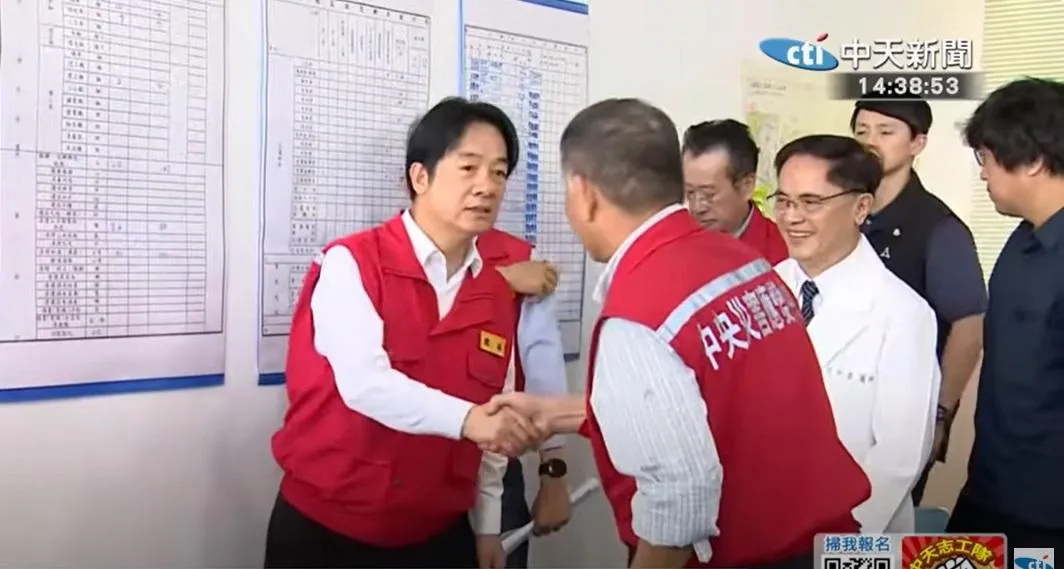 賴清德還指示包括便橋盡速完成及後續堰塞湖加強監測等措施。（圖／中天新聞）
