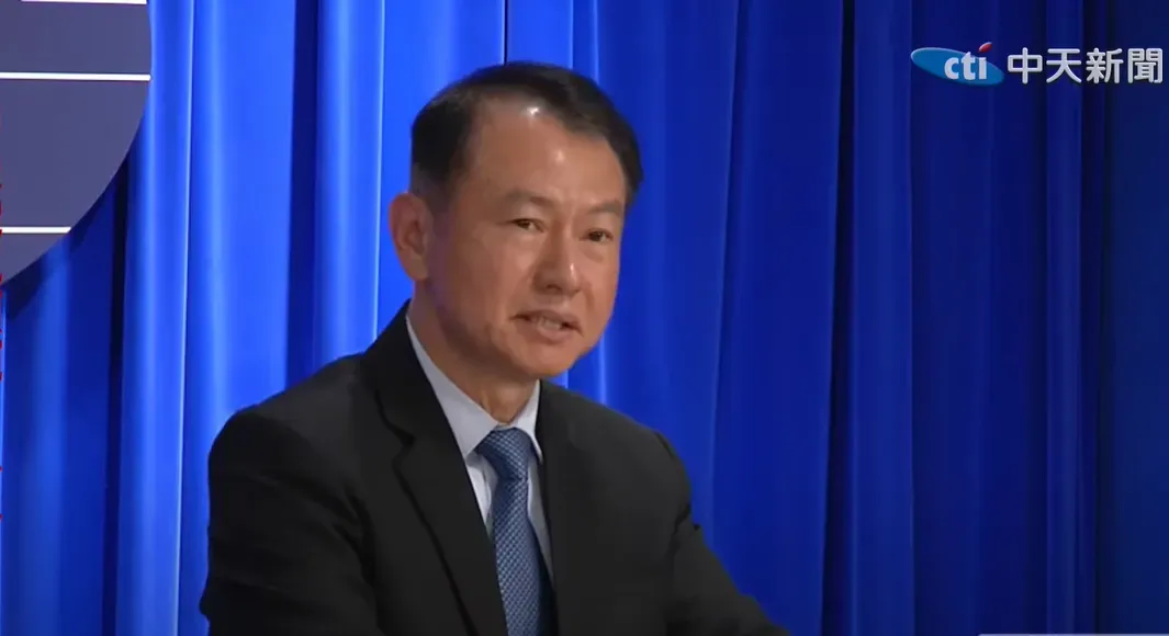 國防部全動署物力動員處簡任處長沈威志2日說明。（圖／中天新聞）