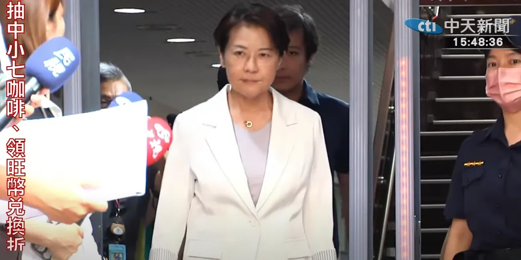 黃珊珊7日出庭。（圖／中天新聞）