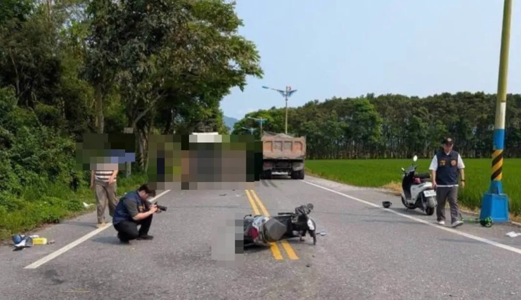 花蓮鳳林發生嚴重車禍2人送醫不治。（圖／翻攝畫面）