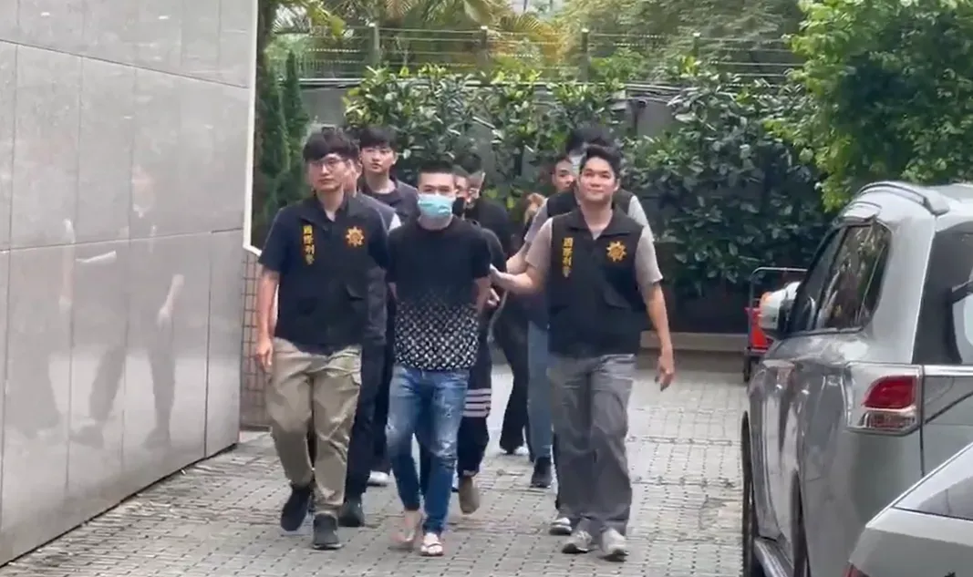 刑事局國際科與美國國土安全調查署合作,揪出詐團境外IP,循線在台查獲機房,逮獲竹聯幫與太陽會涉案。(圖/翻攝畫面)