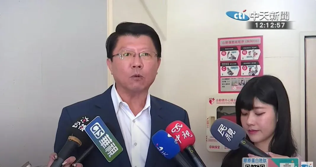 國民黨立委謝龍介將選台南市長。（圖／中天新聞）