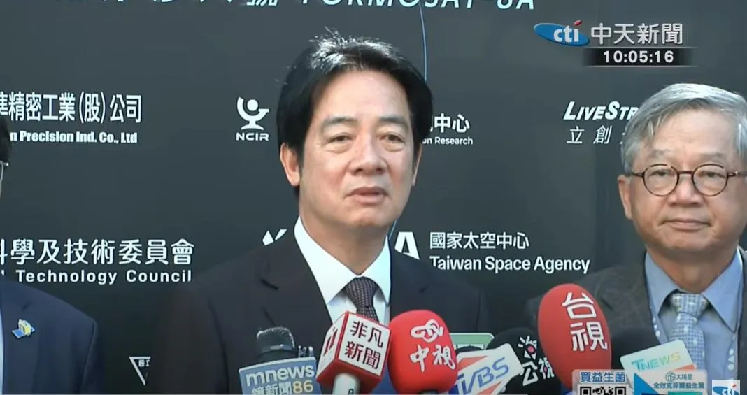 總統賴清德今日下午新增不公開行程將前往桃園林老闆的靈堂捻香致哀。（圖／中天新聞）