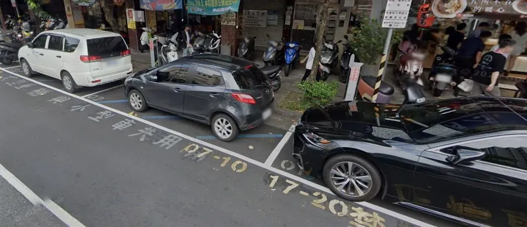 智慧停車柱。（示意圖／擷取自GoogleMap）