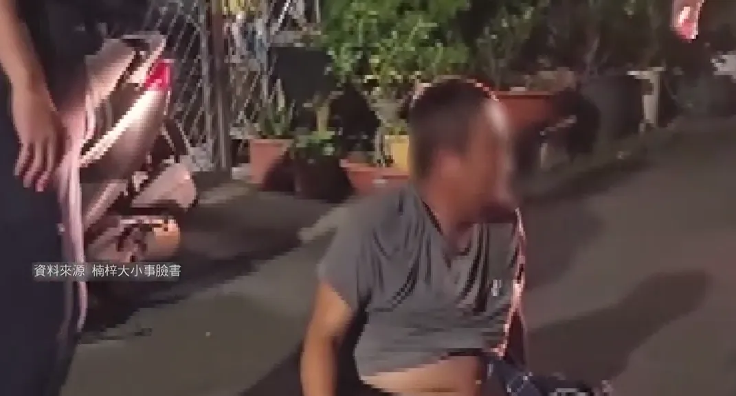 黃姓男子中秋節時才揚言要炸整條街。（圖／翻攝自楠梓大小事臉書）