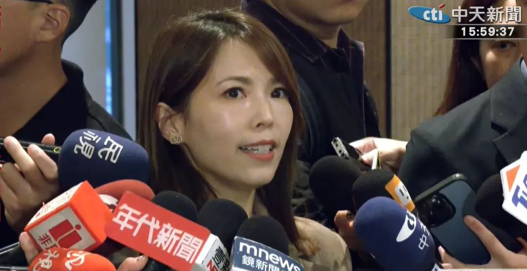 民眾黨團主任陳智菡。（圖／中天新聞）