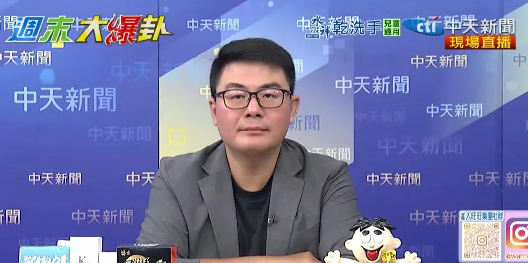 資深媒體人黃揚明。（圖／中天新聞）