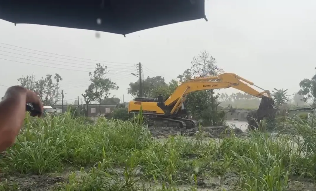 阿陶莫部落居民擔憂家園遭大雨淹毀。（圖／翻攝自在地部落青年）