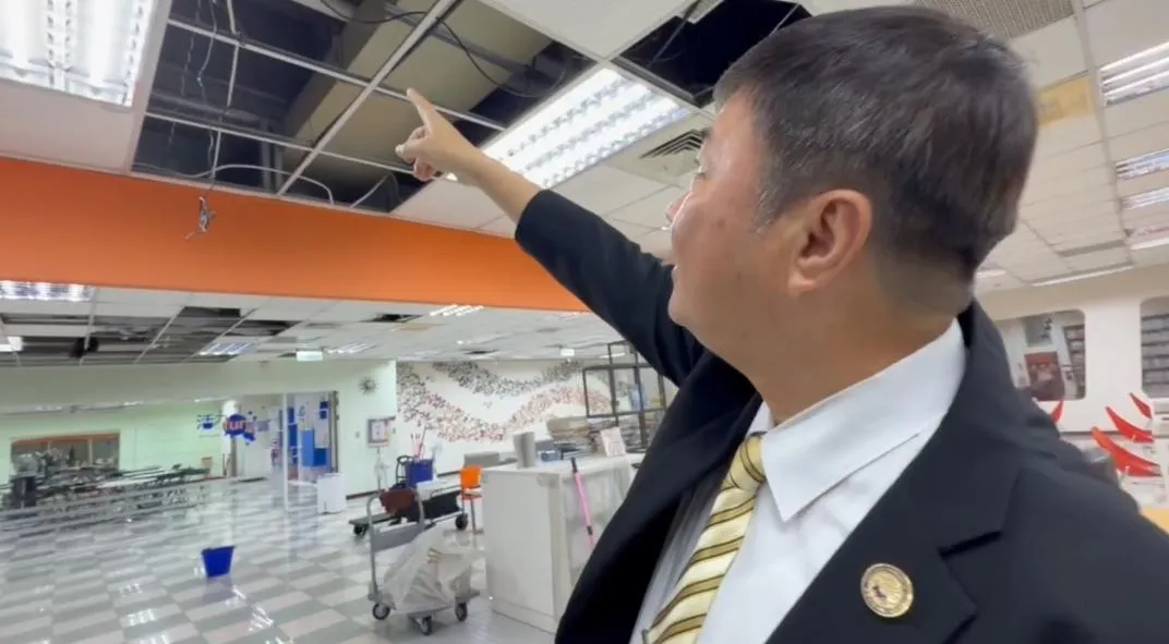 朝陽科技大學助理副校長張華南事後出面說明。（圖／翻攝畫面）
