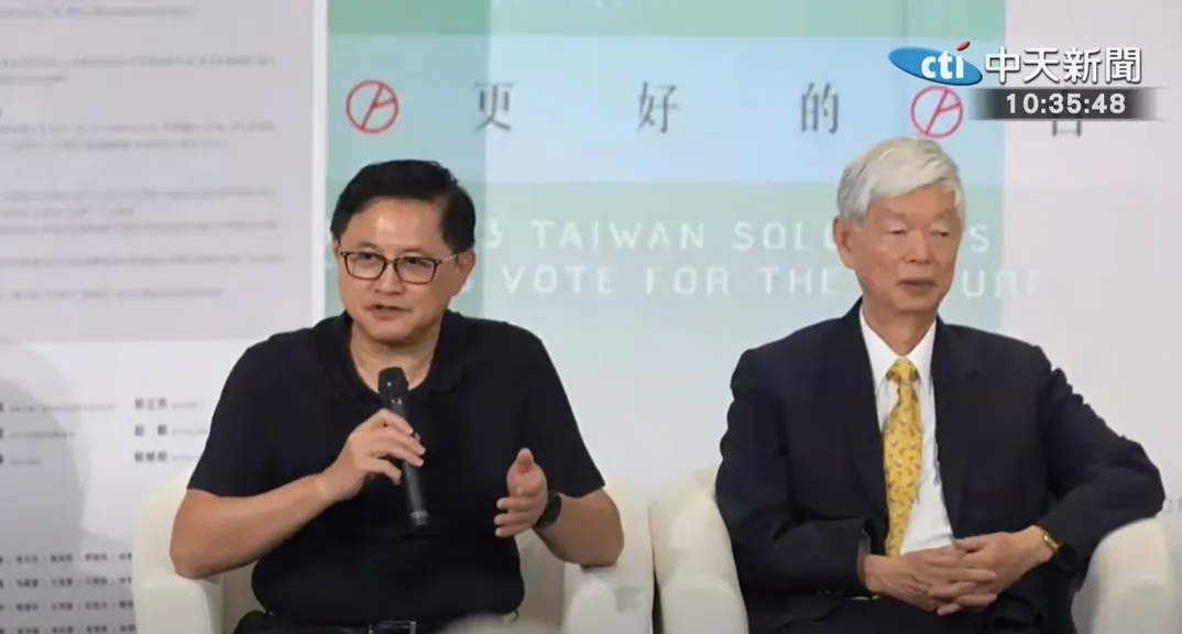 他反問莊瑞雄,什麼是一等公民和二等公民,更指出政治清廉、環境保護做得好、老百姓過得好,自然就是一等公民。(圖/中天新聞)