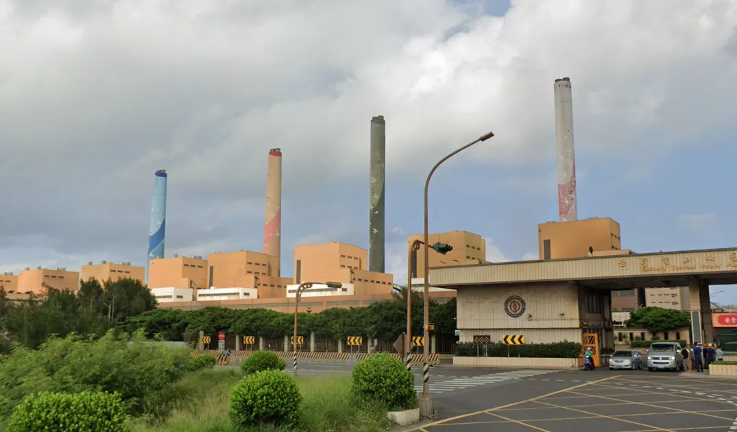 台中火力發電廠。（圖／Google Map）