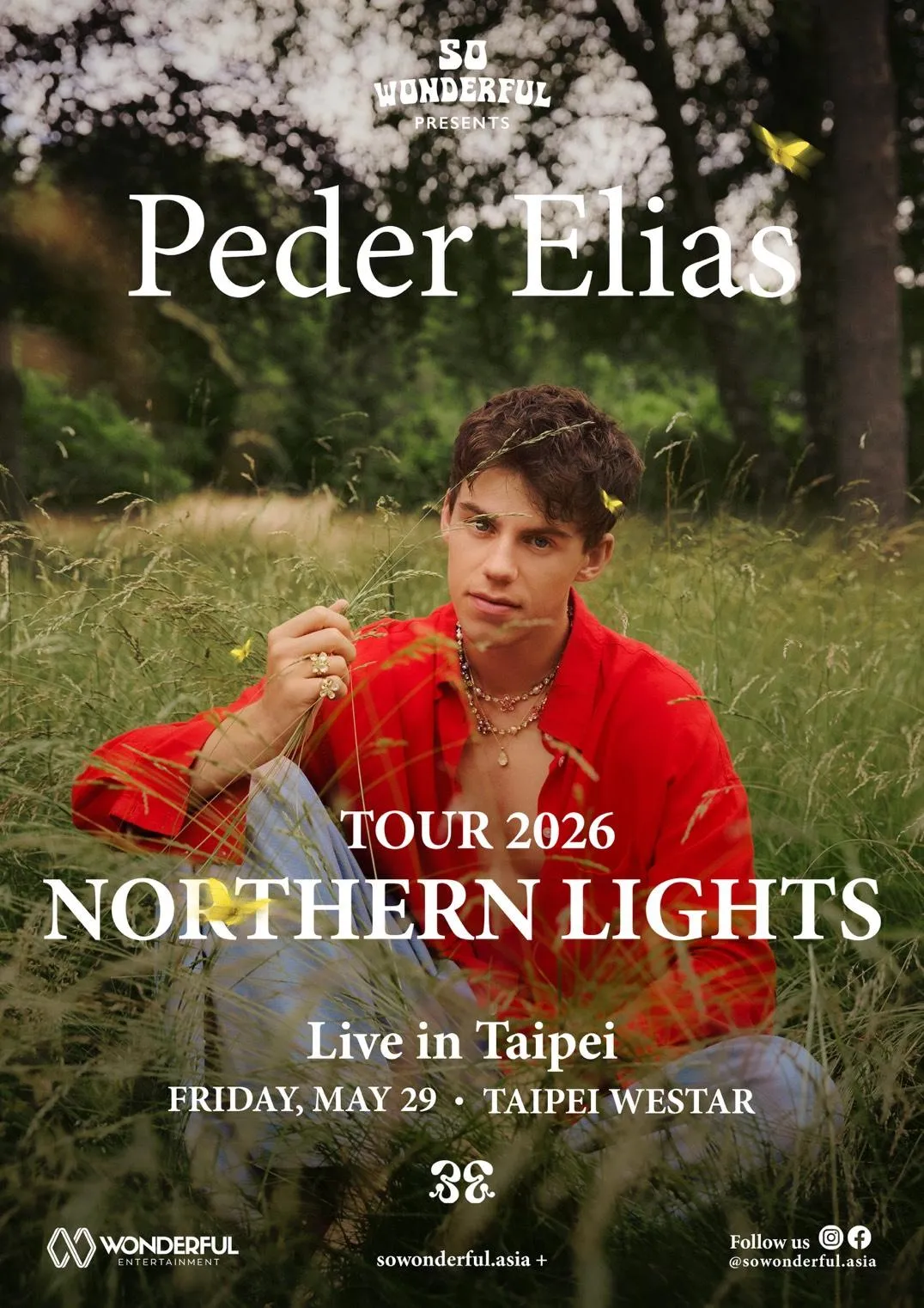 Peder Elias將於5月29日在台開唱。(圖／So Wonderful提供)
