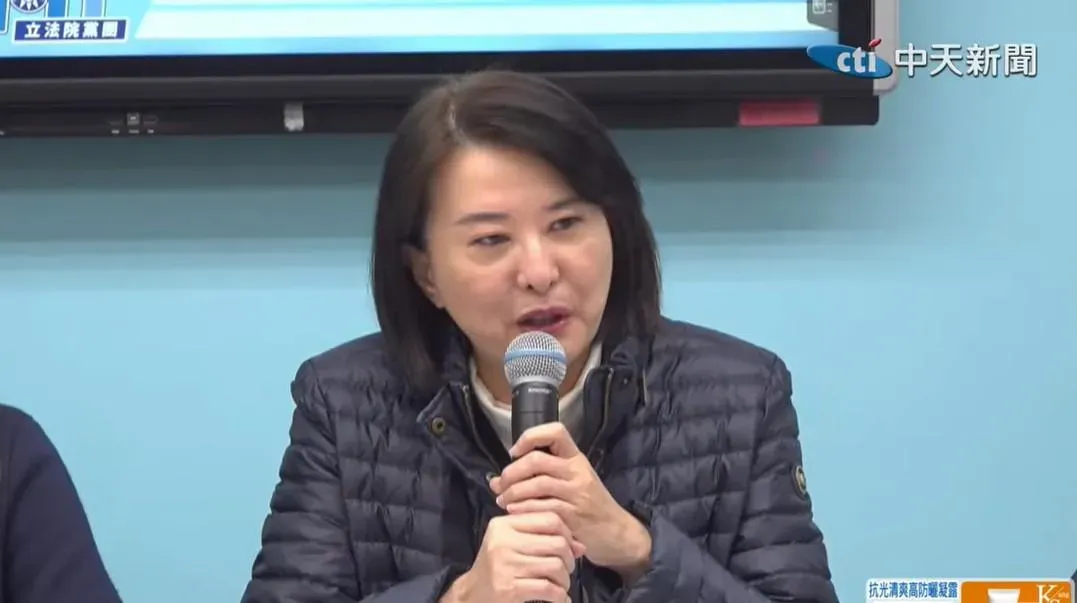 國民黨立院黨團書記長王鴻薇。(圖／中天新聞)
