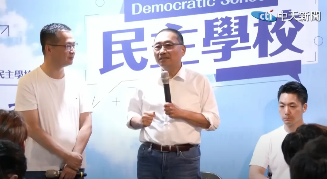 侯友宜挺羅智強反罷免。（圖／中天新聞）