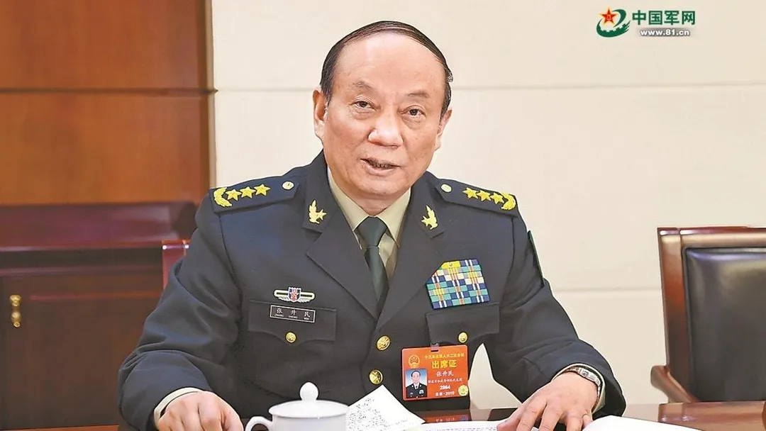 大陸中央軍委副主席張升民。（圖／《香港01》）