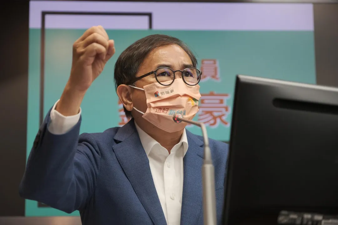 劉櫂豪在黨內初選失利後仍執意參選。（圖／翻攝自劉櫂豪臉書）