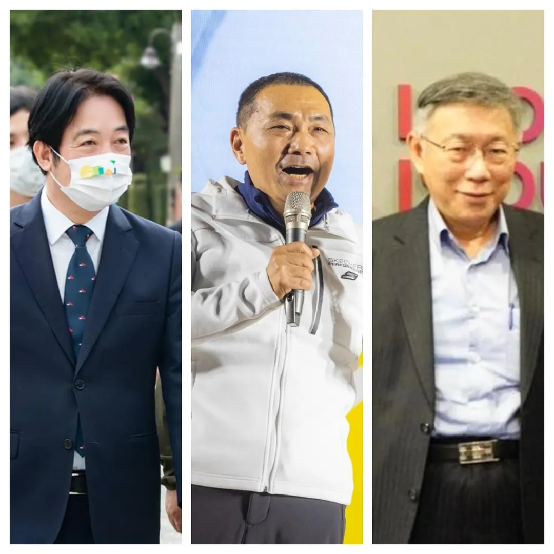 2024總統參選人賴清德、侯友宜、柯文哲。（合成圖／翻攝自3人臉書）