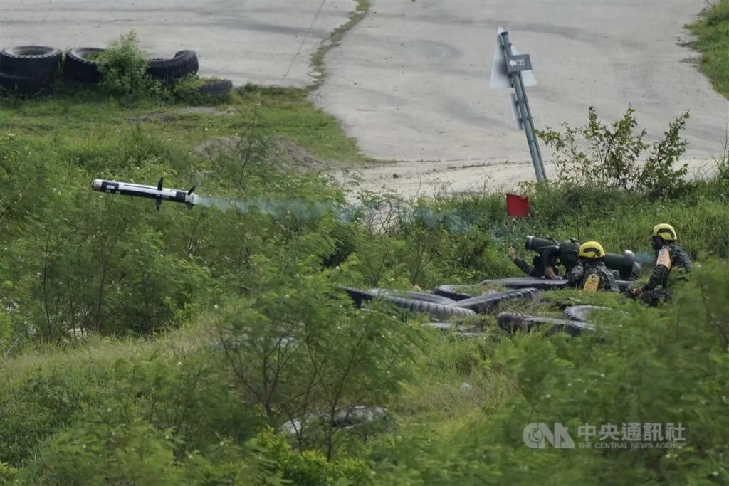 國軍去年9月發射標槍飛彈。（圖／中央社）