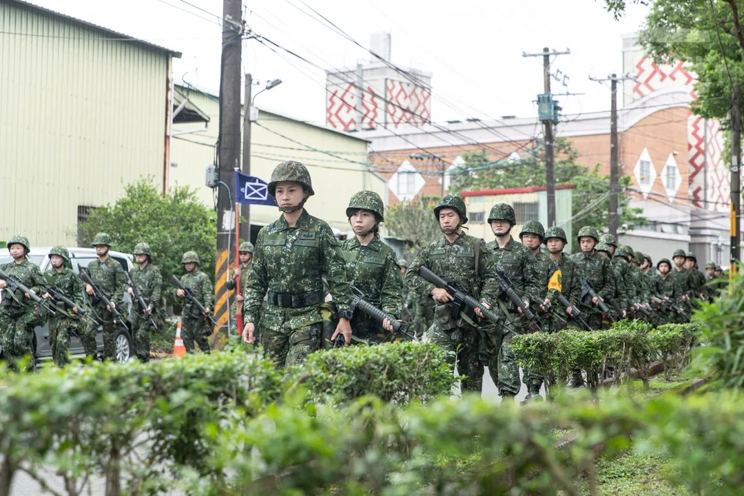 後備軍人示意。(圖/軍聞社)