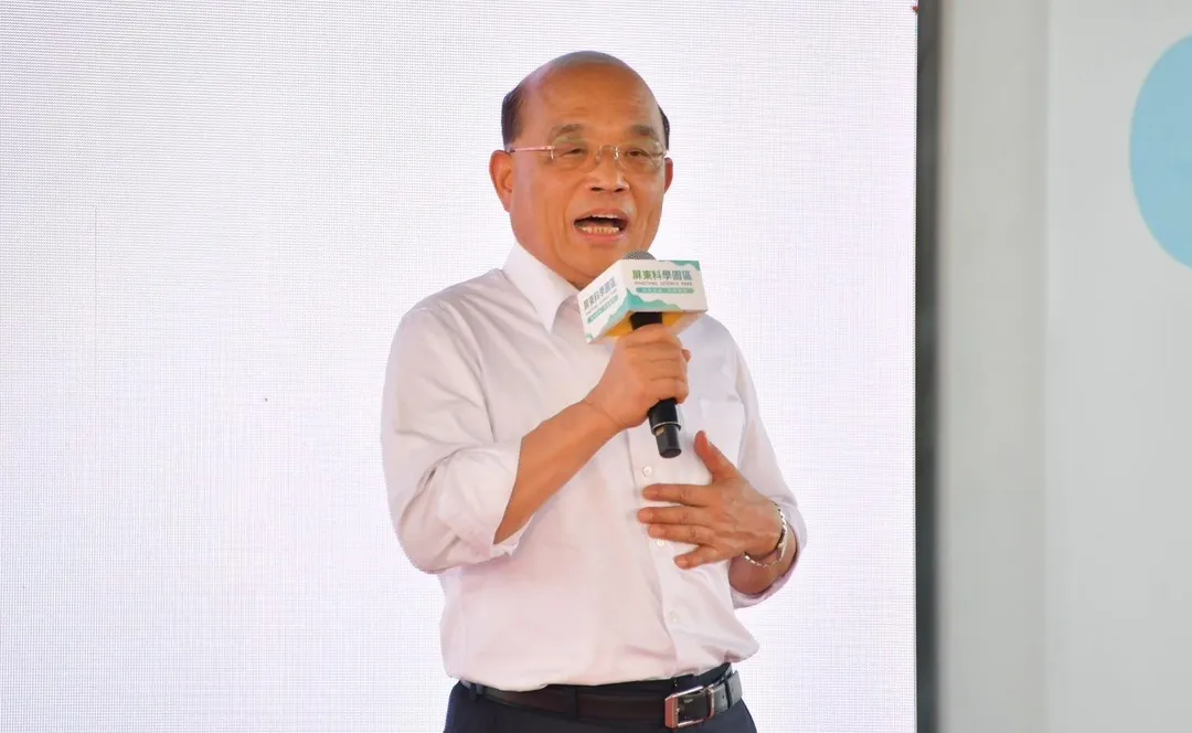 台灣爆發非洲豬瘟，前行政院長蘇貞昌發文籲民眾無須恐慌（圖／行政院提供）