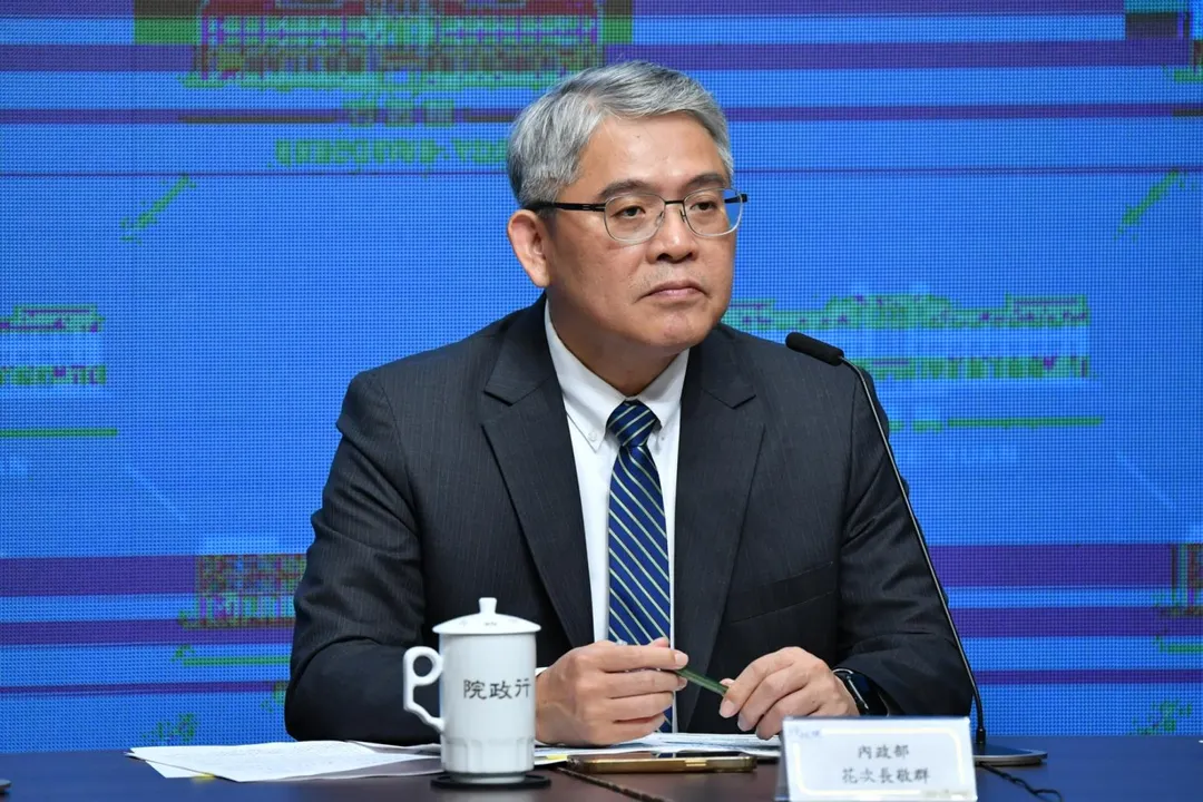 國家住宅及都市更新中心董事長花敬群。（圖/行政院提供）