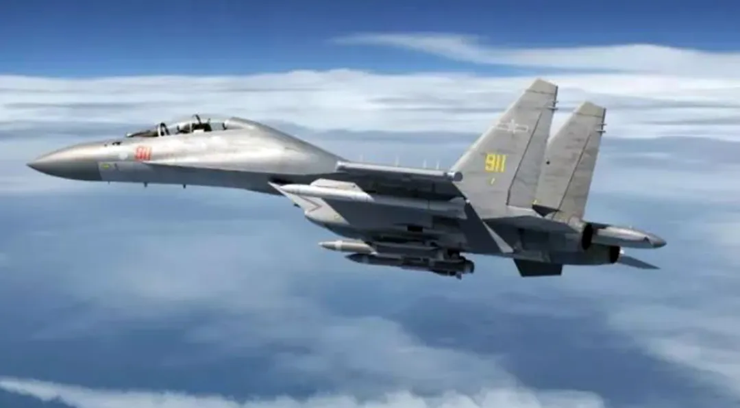 解放軍殲-16戰機。(圖/國防部提供)